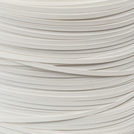 Artificial rattan 6 mm 500 m wave (white)-2