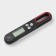 The thermometer for food is electronic, with a folding probe magistro, black color