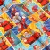 Glossy packaging paper "Winter resort", 70 x 100 cm, 1 sheet