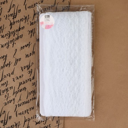Capricon lace, 65 mm × 10 ± 1 m, white color-2