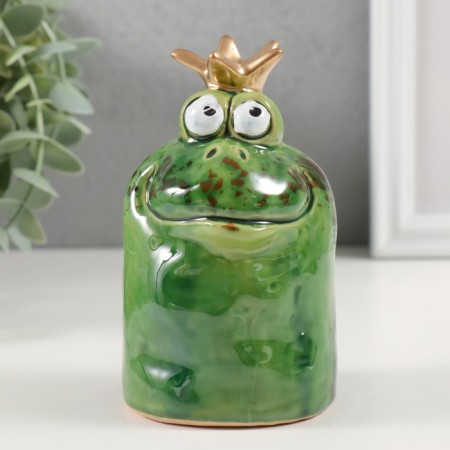 Souvenir Ceramics "Frog-Prince in the Crown" 6.7x6.8x11.8 cm