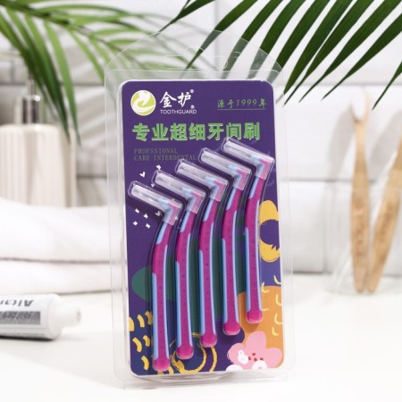 Bracies and teeth ruffles, set of 5 pcs., 0.6 mm-1