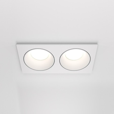 The built-in lamp Technical DL033-2-02W, 2x50W, 17x9x3.6 cm, GU10, white color-3