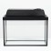 Aquarium "rectangular" with a lid, 10 liters, 32 x 15 x 21/26 cm, black