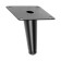 Furniture support Cappio OP07, h = 100mm, thick thickness 1.8, matte black color
