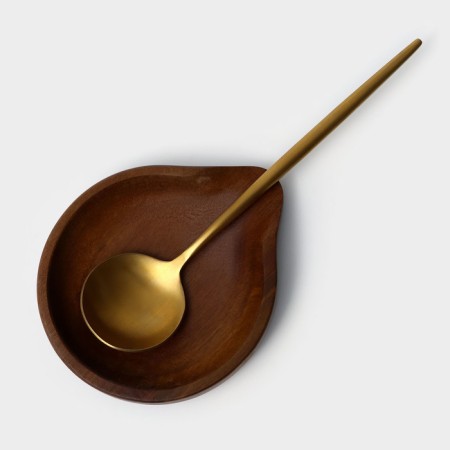 Spoon stand 11.5 × 13.5 × 2.5 cm, acacia-3