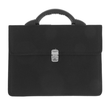 Business portfolio 350 x 260 x 100 mm, textile, 2 departments, to 1C11 "Vyborg", black