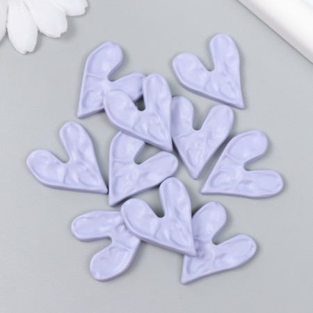 Decor for creativity Plastic "Mumbled" Lilac matte 0.3x2.3x2.9 cm-2