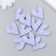 Decor for creativity Plastic "Mumbled" Lilac matte 0.3x2.3x2.9 cm