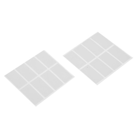 Bilateral self -adhesive holders of the tundra, 33x15 mm, white color, 16 pcs.-7