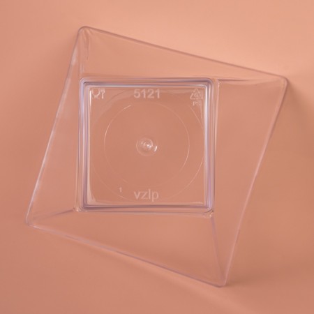 The form of plastic disposable for the buffet "Rubin", 130 ml, transparent, 15 pcs/units.-4