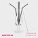 Set of metal tubes with brush Color, 21 cm, 4 pcs