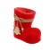 Candy "boot" color red