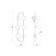 Wall lamp (sconces) Inversion, 4xg9, brass color