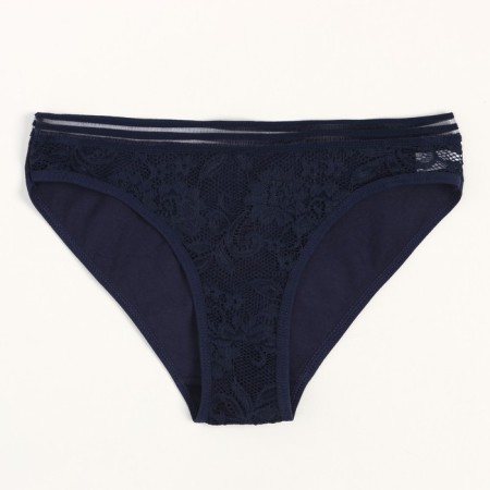 Panties female color dark blue, size 42-44