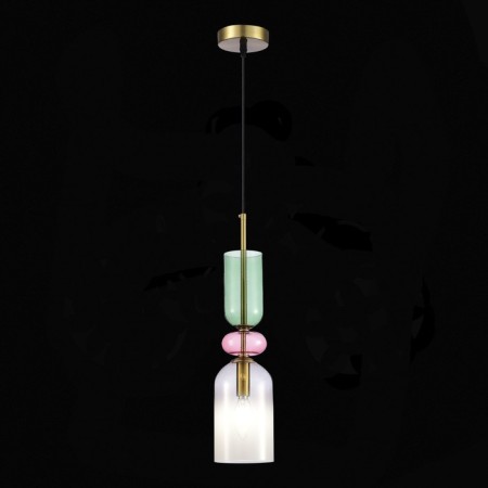 STL LUCE Sus. SL2000.203.01. GEA. 1x40 W, E14, 11x11x40 cm, golden color-1