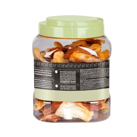 Mnyams treat for dogs rabbit ears with chicken meat, 700 g-1