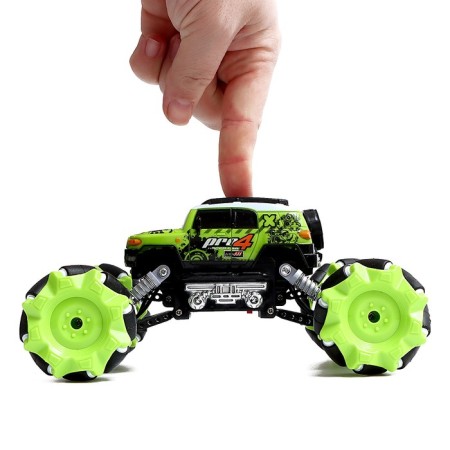 Radio -controlled jeep Drift, 4WD, drift, works on the battery, green color-3