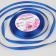 Satin tape, 6 mm × 23 ± 1 m, blue color No. 40