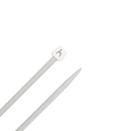 Knitting needles of straight lines 7.00 mm/35cm, plastic, 2 pcs-2