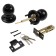 Latch 1303, with a key, matte black color