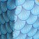 A cap for a bath with a print "Water Dragon", blue, polyester felt