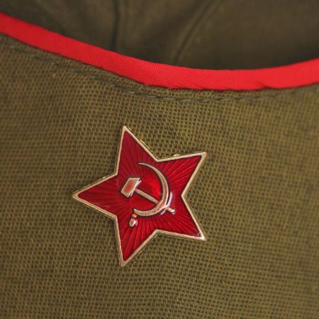 Карнавальный костюм для девочки "Военный", платье, ремень, пилотка, рост 110-120 см-4