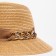 Women's hat with a chain minku beige color, rn 58