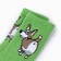 Women's socks "Corgi", green color, size 36-40