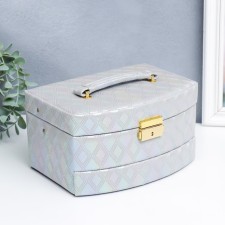 Casket to the leatherette to decorates the chest 