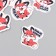Stickers stickers for scrapbooking "Fox" 9-352