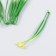 Decor for creativity "Erantis" set 10 pcs yellow 14.5 cm