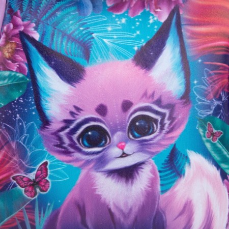 Children's Bag "Magic Cat" from eco-leather, on a strap, 17x12x5 cm-4