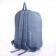 School backpack of textiles on lightning, 4 pockets, blue color