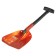 Automobile shovel, bucket 250 × 440 mm, folding, aluminum stalk with handle, AIRALINE AB-S-06