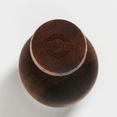 A glass for wine made of natural cedar MAGISTRO, 16.5 × 7 cm, chocolate color-3