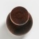 A glass for wine made of natural cedar MAGISTRO, 16.5 × 7 cm, chocolate color