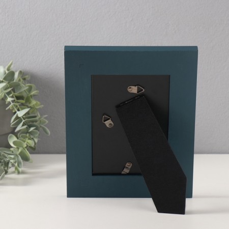 Photo frame MDF 10x15 cm "Beads with dots" blue 2.2x17.2x22.2 cm-3