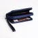 Women's wallet with lightning, blue color