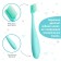 Baby toothbrush with soft bristles, nylon, turquoise color