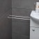 Set of universal cornices 30-45 cm, 2 pcs, white color