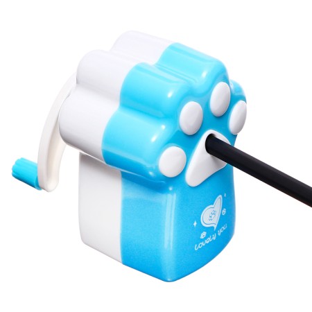 Mechanical sharpener with container, blue foot-7