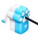 Mechanical sharpener with container, blue foot
