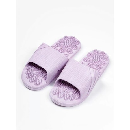 Slippers with a massage effect, open nose, size 40-41, purple color-6
