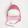 Kitty hat for a girl, lingonberry color, size 46