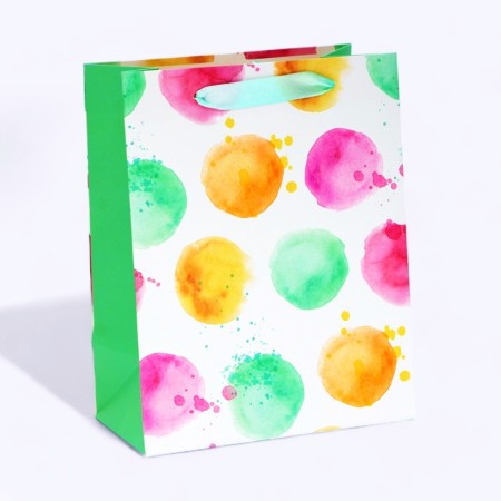 Laminated Packet "Watercolor Confetti", MS 18 × 23 × 10 cm