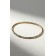 Bracelet "ice" 1 row, rainbow color in gold, 7 cm