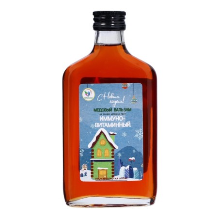 New Year. New Year's honey balm Altai Immino-vitamin, 250 ml-4