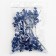 Decorative berries on a stick, blue, 4.5 × 4.5 × 20 cm