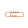 Office paper clips 28 mm, color, 200 pieces Erich Krause "Zebra", with vinyl coating, plastic boxing